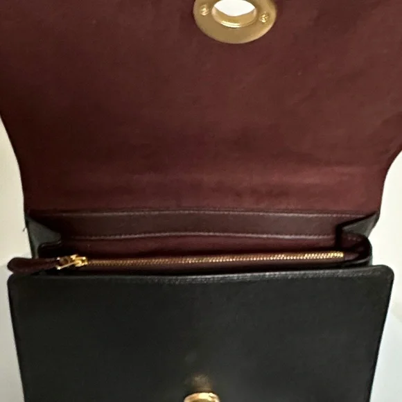 Coach leather Black Crossbody Bag